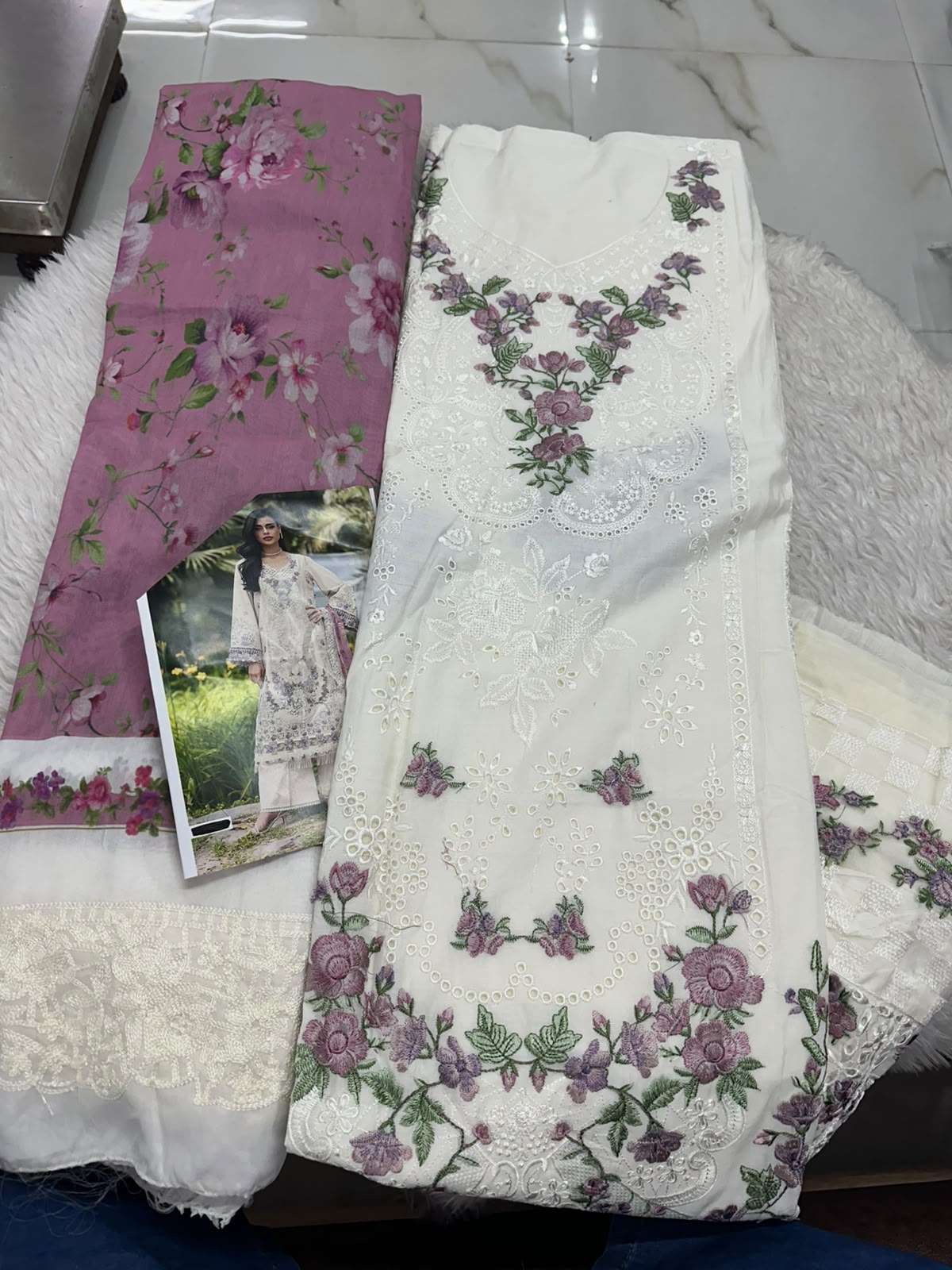 Falah Premium Cotton Collection Code - 50136 By Falah Designer Suits